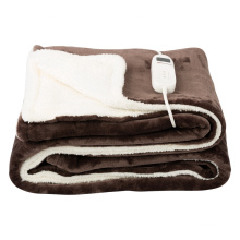 Best selling Dongguan Sunbright 160*120cm 9 Heat 9 Timer Cozy Fleece Remote Weighted Heating Luxury Throw Electric Blanket